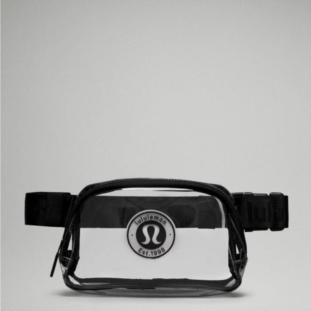 Lululemon clear belt bags